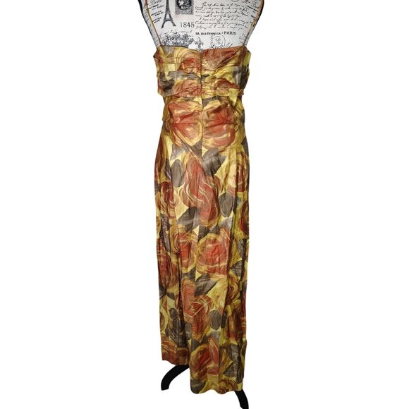 Vintage Minx Modes Sz. 12-13 Spaghetti Strap Evening Dress Beaded Bodice Elegant - Picture 2 of 10